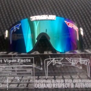 New Polarized Pit Vipers Adult Unisex Adjustable Sunglasses With Accesso…